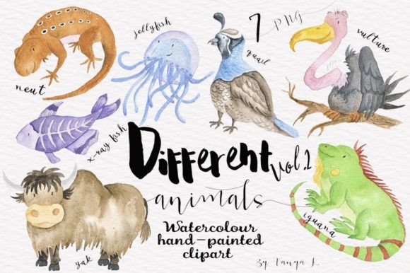 Download Watercolor Animals Clipart - Premium Resources