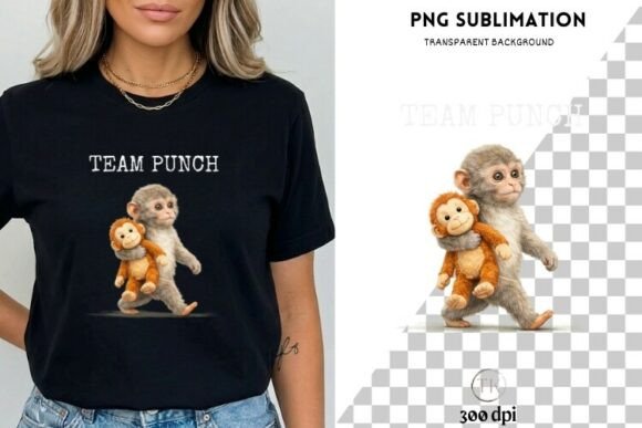Download Team Punch Monkey PNG Funny Baby Monkey - Premium Resources
