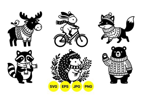 Download Cozy Woodland Animal Clipart - Cozy woodland Collection