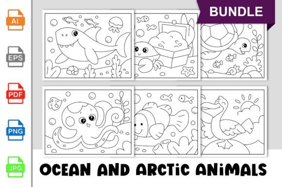 Download Ocean &amp; Arctic Animals Coloring Fun - Fun Collection